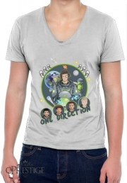 T-Shirt homme Col V Outer Space Collection: One Direction 1D - Harry Styles
