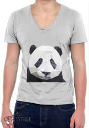 T-Shirt homme Col V panda