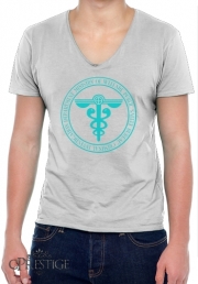 T-Shirt homme Col V Psycho Pass Symbole