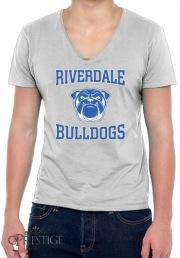 T-Shirt homme Col V Riverdale Bulldogs