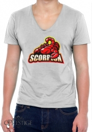 T-Shirt homme Col V Scorpion esport