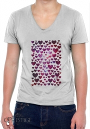 T-Shirt homme Col V Space Hearts