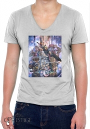 T-Shirt homme Col V Star Ocean The Divine Force