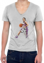 T-Shirt homme Col V Steve Nash Basketball