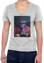 T-Shirt homme Col V Thanos mashup Notorious BIG
