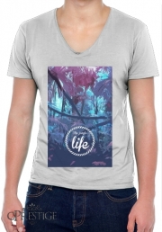 T-Shirt homme Col V the jungle life