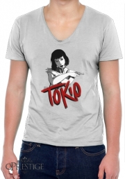 T-Shirt homme Col V Tokyo Papel