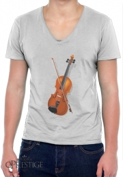 T-Shirt homme Col V Violin Virtuose