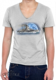 T-Shirt homme Col V Warships - Bataille navale