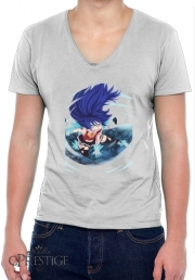 T-Shirt homme Col V Wendy Fairy Tail Fanart