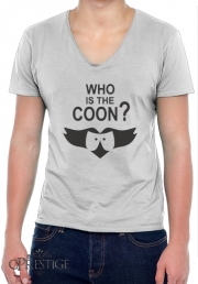 T-Shirt homme Col V Who is the Coon ? Tribute South Park cartman