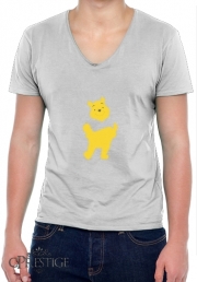 T-Shirt homme Col V Winnie The pooh Abstract