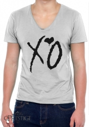 T-Shirt homme Col V XO The Weeknd Love