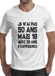 T-Shirt Manche courte cold rond 50 ans Cadeau anniversaire