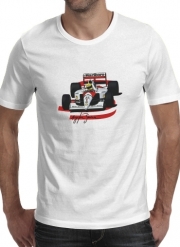 T-Shirt Manche courte cold rond Ayrton Senna Formule 1 King