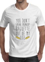 T-Shirt Manche courte cold rond Baguette out of my life