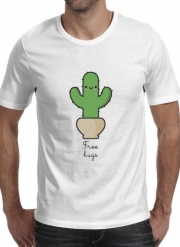 T-Shirt Manche courte cold rond Cactus Free Hugs