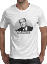 T-Shirt Manche courte cold rond Chirac Vous memmerdez copieusement