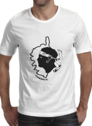 T-Shirt Manche courte cold rond Corse - Tete de maure