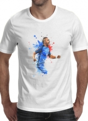 T-Shirt Manche courte cold rond Dimitri Payet Peinture Fan Art France Team 