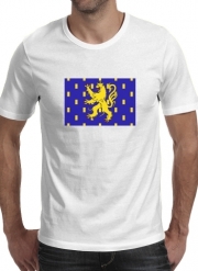 T-Shirt Manche courte cold rond Drapeau de la Franche Comté