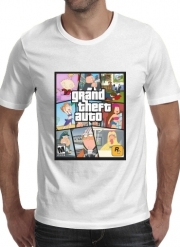 T-Shirt Manche courte cold rond Family Guy mashup GTA