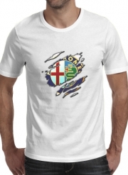 T-Shirt Manche courte cold rond Fan Driver Alpha Romeo Griffe Art