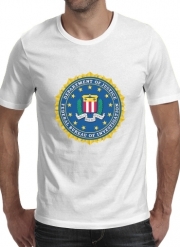 T-Shirt Manche courte cold rond FBI Federal Bureau Of Investigation