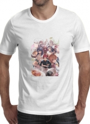 T-Shirt Manche courte cold rond Food Wars Group Art