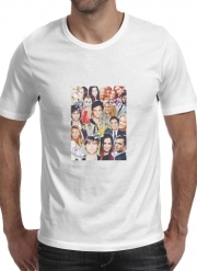 T-Shirt Manche courte cold rond Gossip Girl Collage Fan