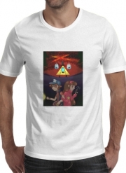 T-Shirt Manche courte cold rond Gravity Falls Monster bill cipher Wheel