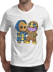 T-Shirt Manche courte cold rond Groot x Thanos