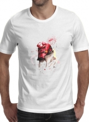 T-Shirt Manche courte cold rond Hellboy Watercolor Art