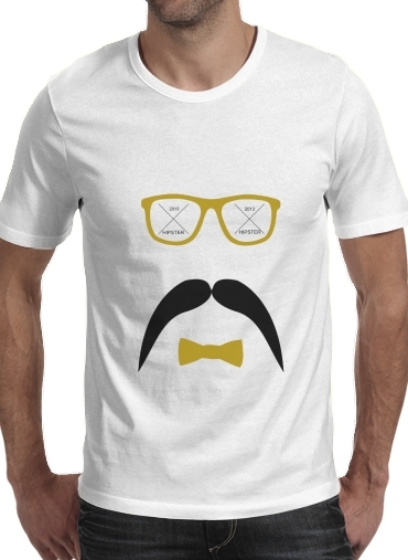 T-Shirt Manche courte cold rond Hipster Face 2