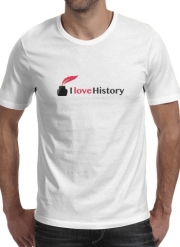 T-Shirt Manche courte cold rond I love History