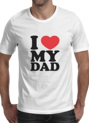 T-Shirt Manche courte cold rond I love my DAD