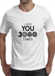 T-Shirt Manche courte cold rond I Love You 3000 Iron Man Tribute