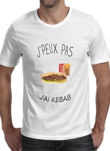 T-Shirt Manche courte cold rond Je peux pas j'ai kebab