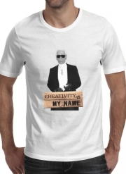 T-Shirt Manche courte cold rond Karl Lagerfeld Creativity is my name