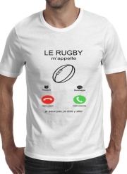 T-Shirt Manche courte cold rond Le rugby m'appelle
