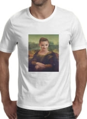 T-Shirt Manche courte cold rond Lili Reinhart Mashup Mona Lisa Joconde