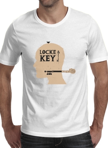T-Shirt Manche courte cold rond Locke Key Head Art