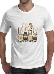 T-Shirt Manche courte cold rond Minions mashup Duck Dinasty