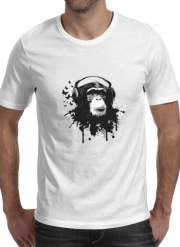 T-Shirt Manche courte cold rond Monkey Business - White