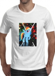 T-Shirt Manche courte cold rond My little pony Rainbow Dash