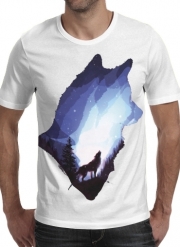 T-Shirt Manche courte cold rond Mystic wolf