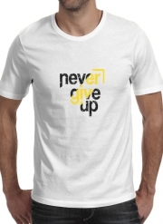 T-Shirt Manche courte cold rond Never Give Up