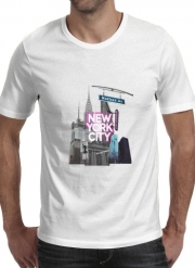 T-Shirt Manche courte cold rond New York City II [pink]