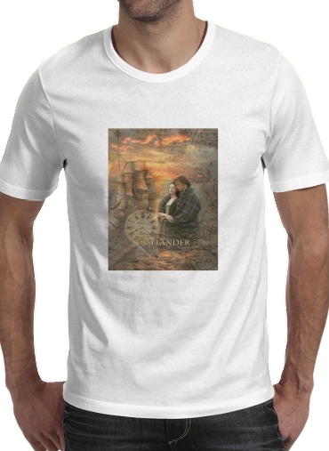 T-Shirt Manche courte cold rond Outlander Collage
