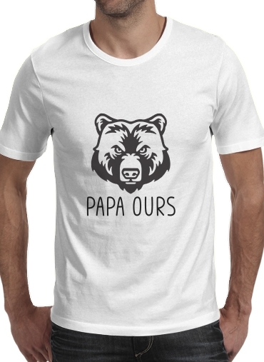 T-Shirt Manche courte cold rond Papa Ours